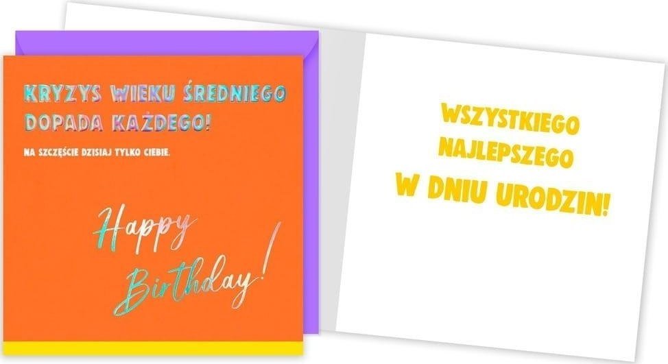 KUKARTKA KARNET QR KW URODZINY QR-004