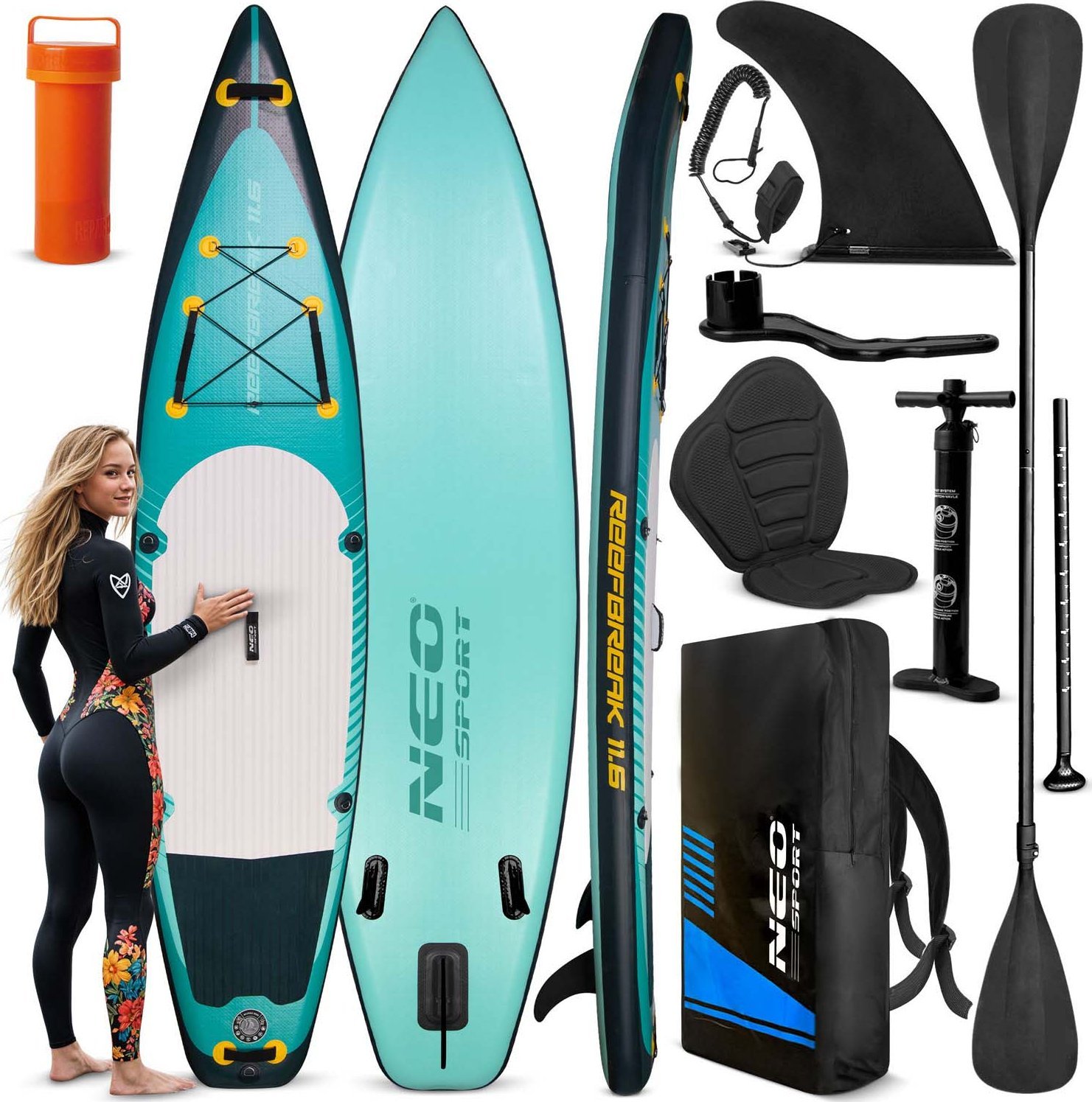 NeoSport Deska SUP Reefbreak 350 x 81 x 15 cm 170303