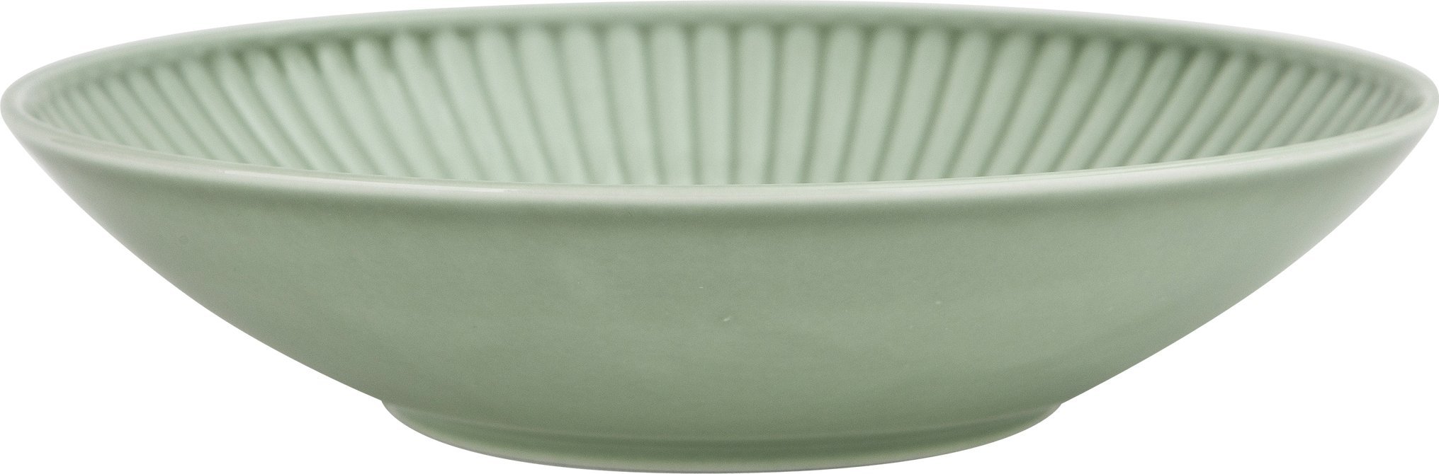 Ćmielów Talerz głęboki 21,5 cm Dalia Zielona