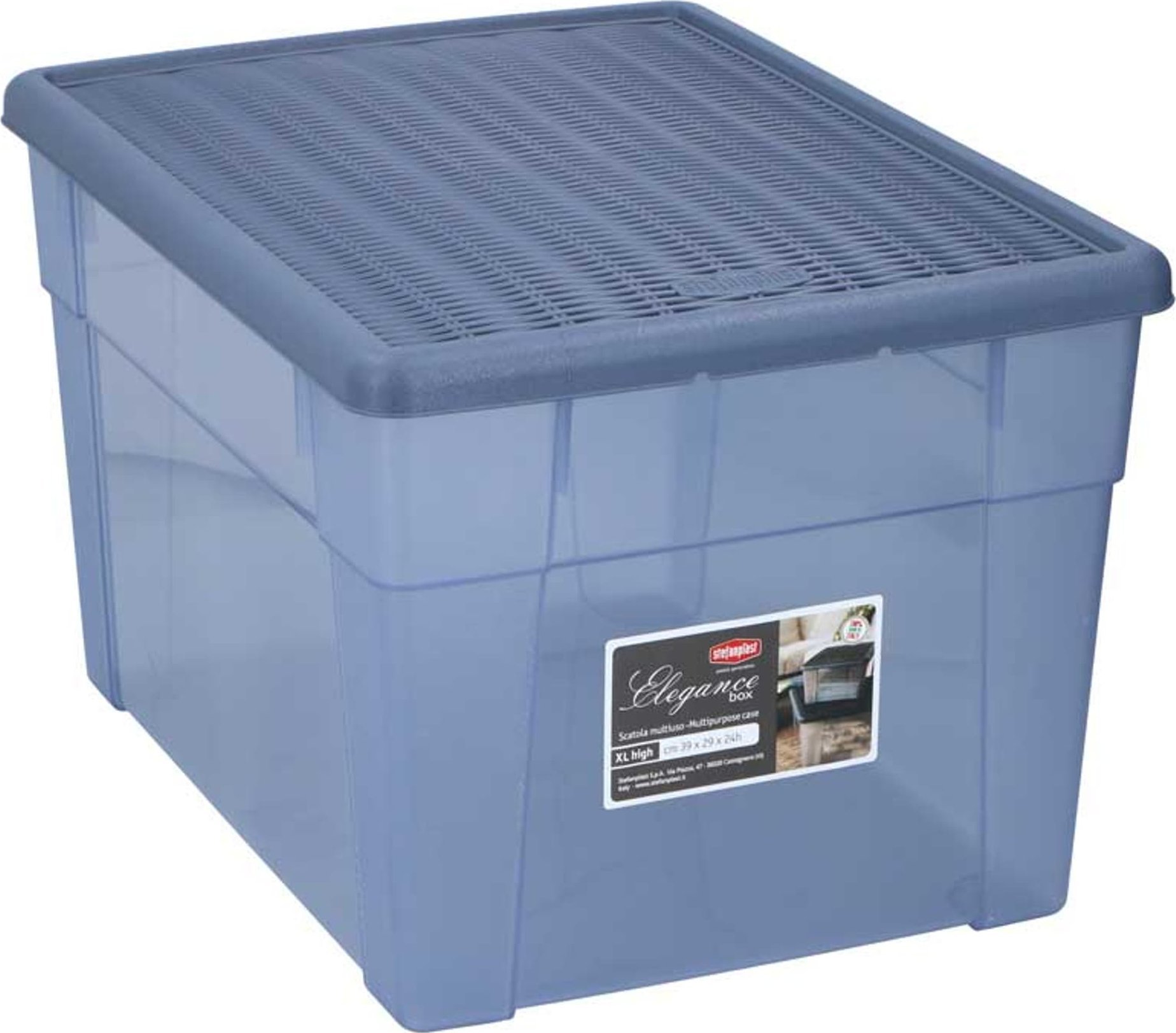 Wenko Stefanplast - pojemnik z pokrywą (Włoska marka), pojemność 20 litrów