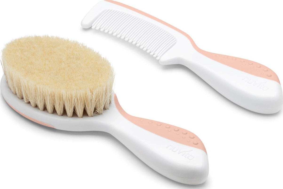 Nuvita Nuvita, Zestaw pielęgnacyjny szczoteczka i grzebień, English Rose