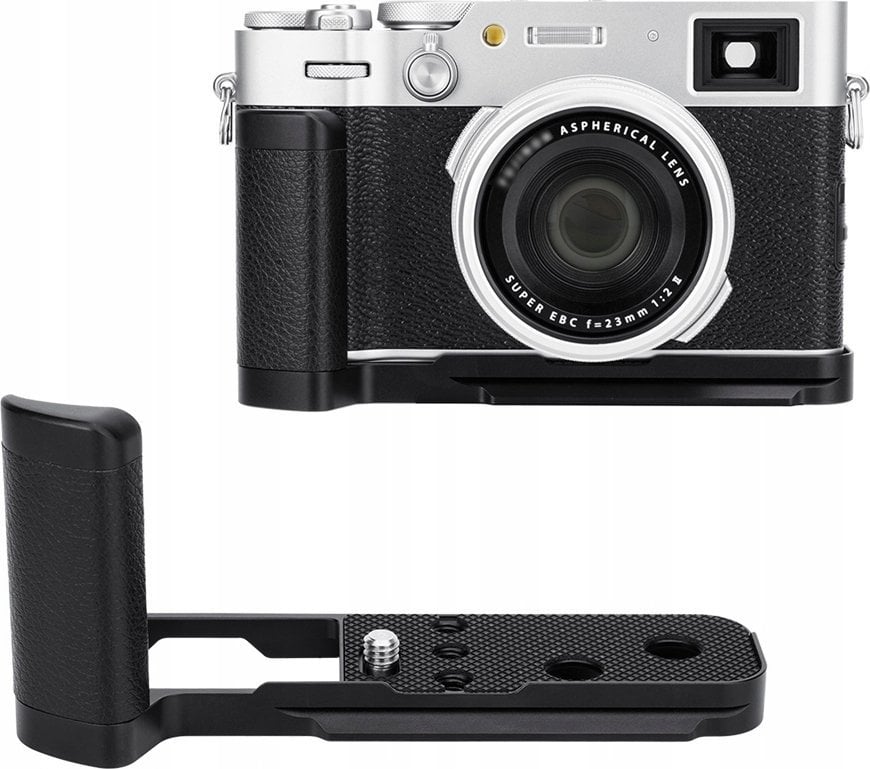JJC Uchwyt Szyna Klatka Video Grip Holder 1/4"" Do Fuji Fujifilm X100vi X100 Vi / Hg-x100vi Black