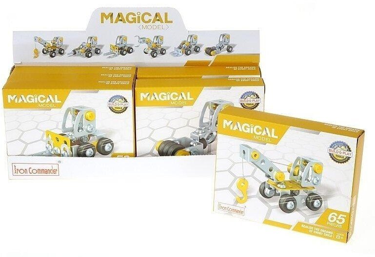 Metalowe klocki do skręcania ze śrubokrętem MIX