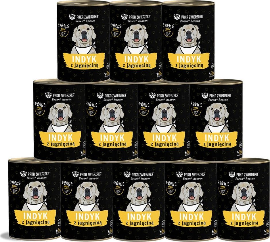 Paka Zwierzaka Paka Zwierzaka - Seventh heaven - Indyk z jagnięciną (turkey & lamb) 12x400g