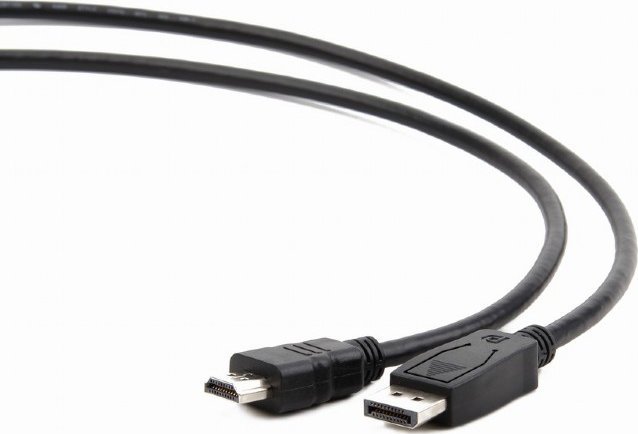 Kabel Gembird DisplayPort - HDMI 1.8m czarny (CC-DP-HDMI-6)
