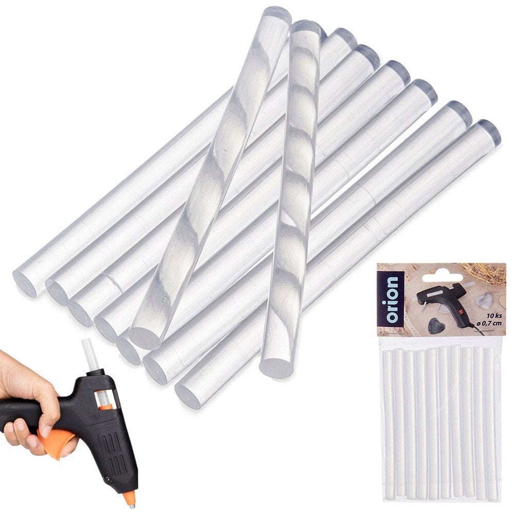 Klej do Pistoletu na Gorąco 10 szt. Średnica 0,7 cm Wkłady EVA