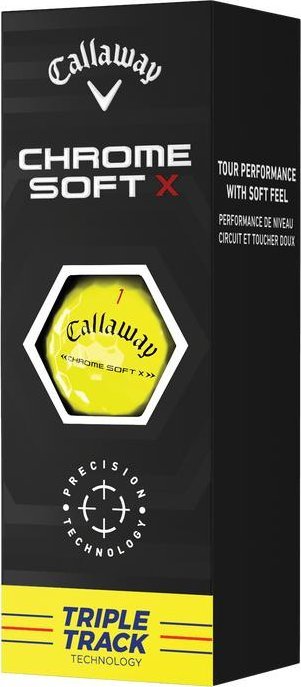 CALLAWAY Piłki golfowe CHROME SOFT X Triple Track