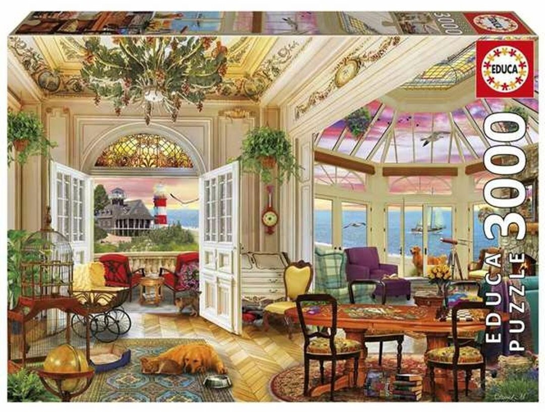 Układanka puzzle Educa Life in the Coast 3000 Części
