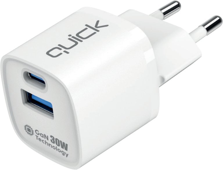 Ładowarka Quick QG-322 1x USB-A 1x USB-C (4752168141700)