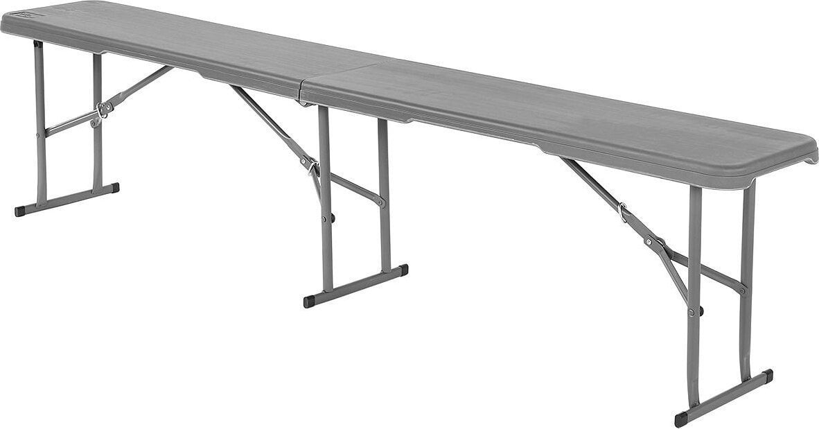 Saska Garden ŁAWKA CATERINGOWA SKŁADANA 183X28X43CM SZARA