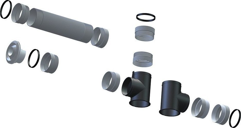 Hewalex HEWALEX Zestaw wentylac.pomp ciepła roz - 90.00.07