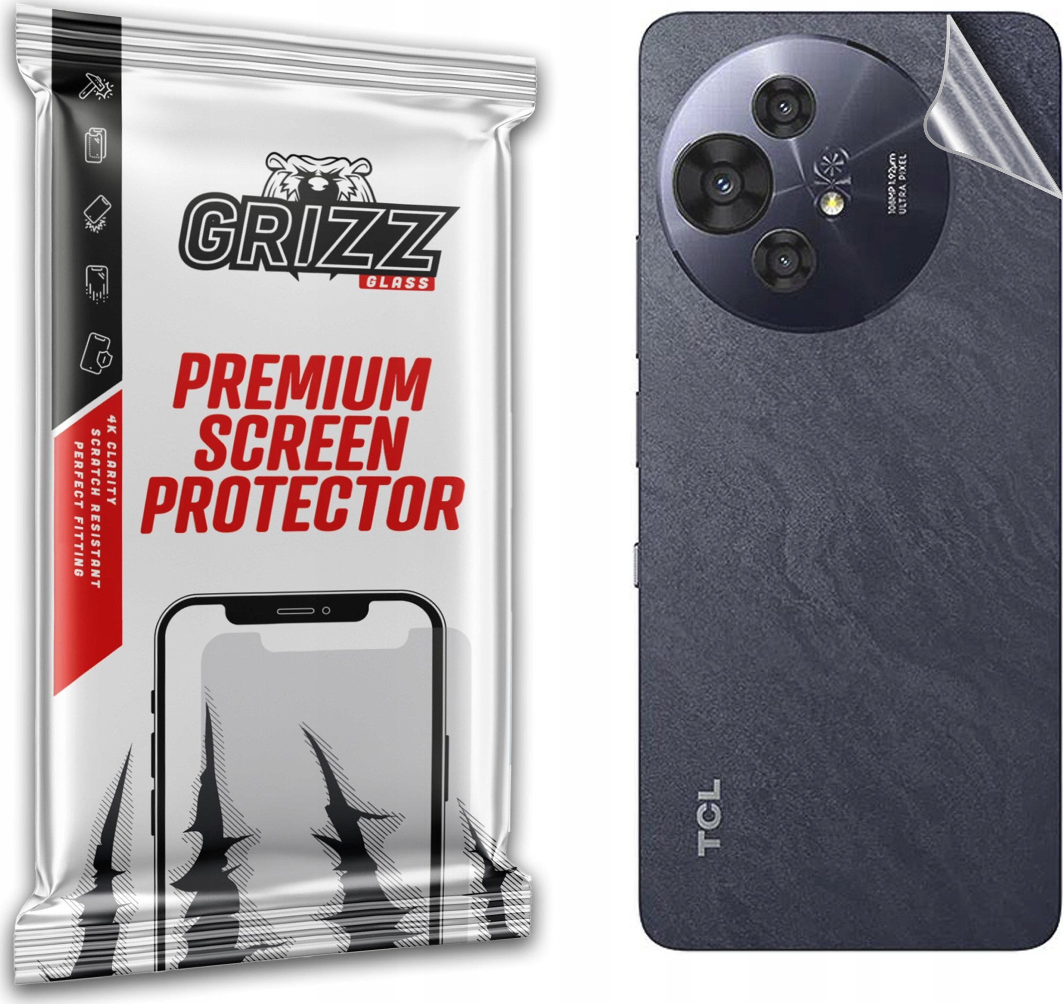 GrizzGlass Folia na tył GrizzGlass SatinSkin do TCL 50 Pro NxtPaper