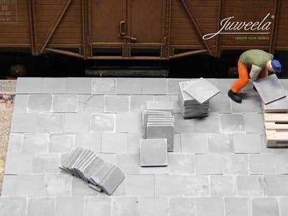 Juweela : Płyta chodnikowa - Ciemnoszara - Zestaw uniwersalny