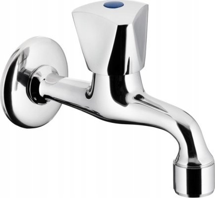 Bateria umywalkowa KFA 200-120-00 ZAWÓR WYPŁYWOWY ŚCIENNY Z NAPOWIETRZACZEM 1/2 CHROM POKRĘTŁO // ZM-200-120-00