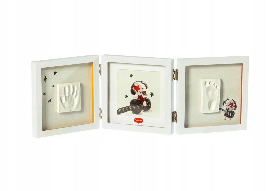 Tiny Love Double Frame Baby Footprint/Handprint Kit White 3333166061