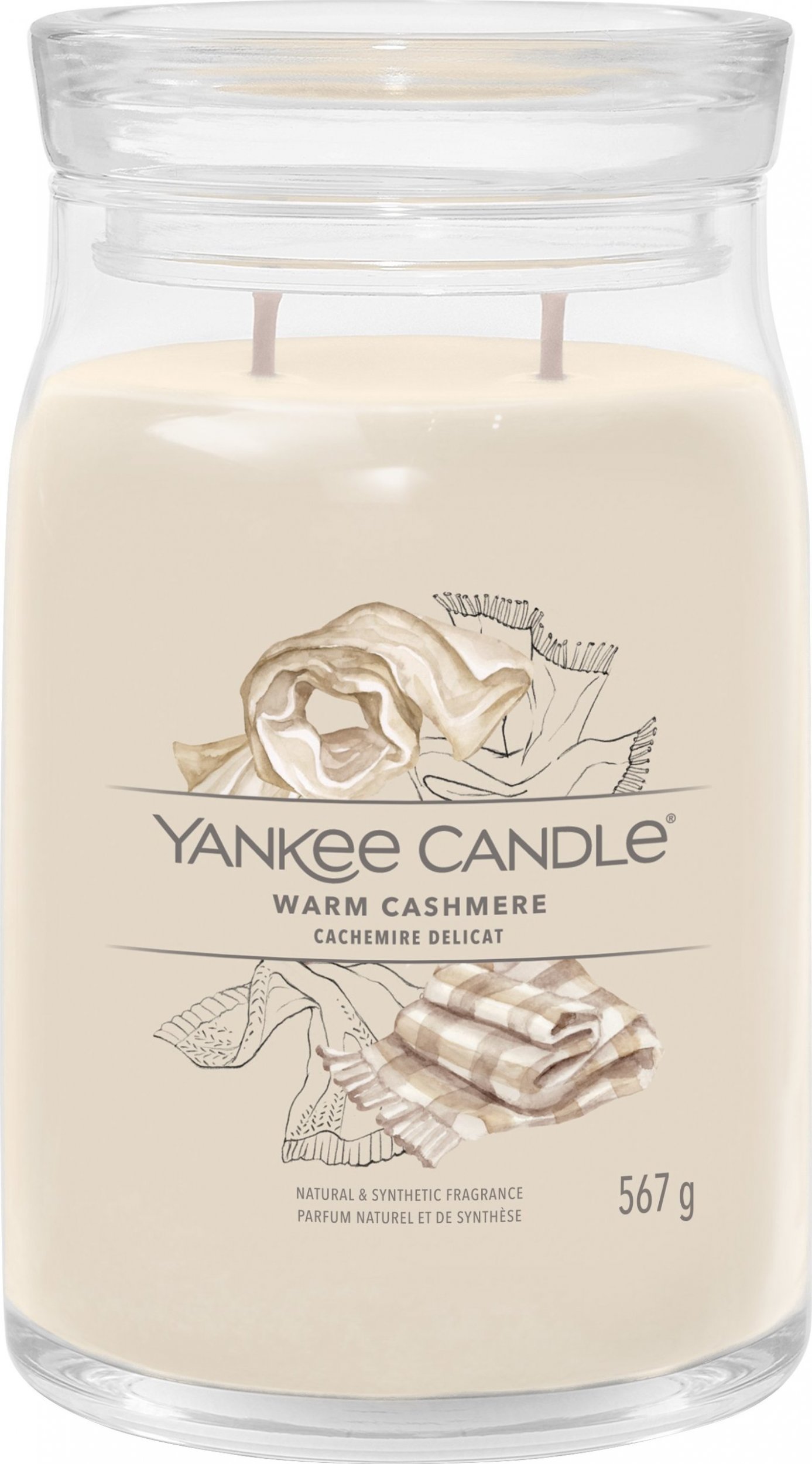 Yankee Candle Yankee Candle Signature Warm Cashmere Świeca Duża 567g