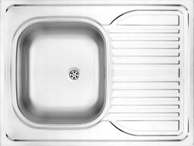 Zlewozmywak Deante Apollo stalowy jednokomorowy 80 x 60 PSB