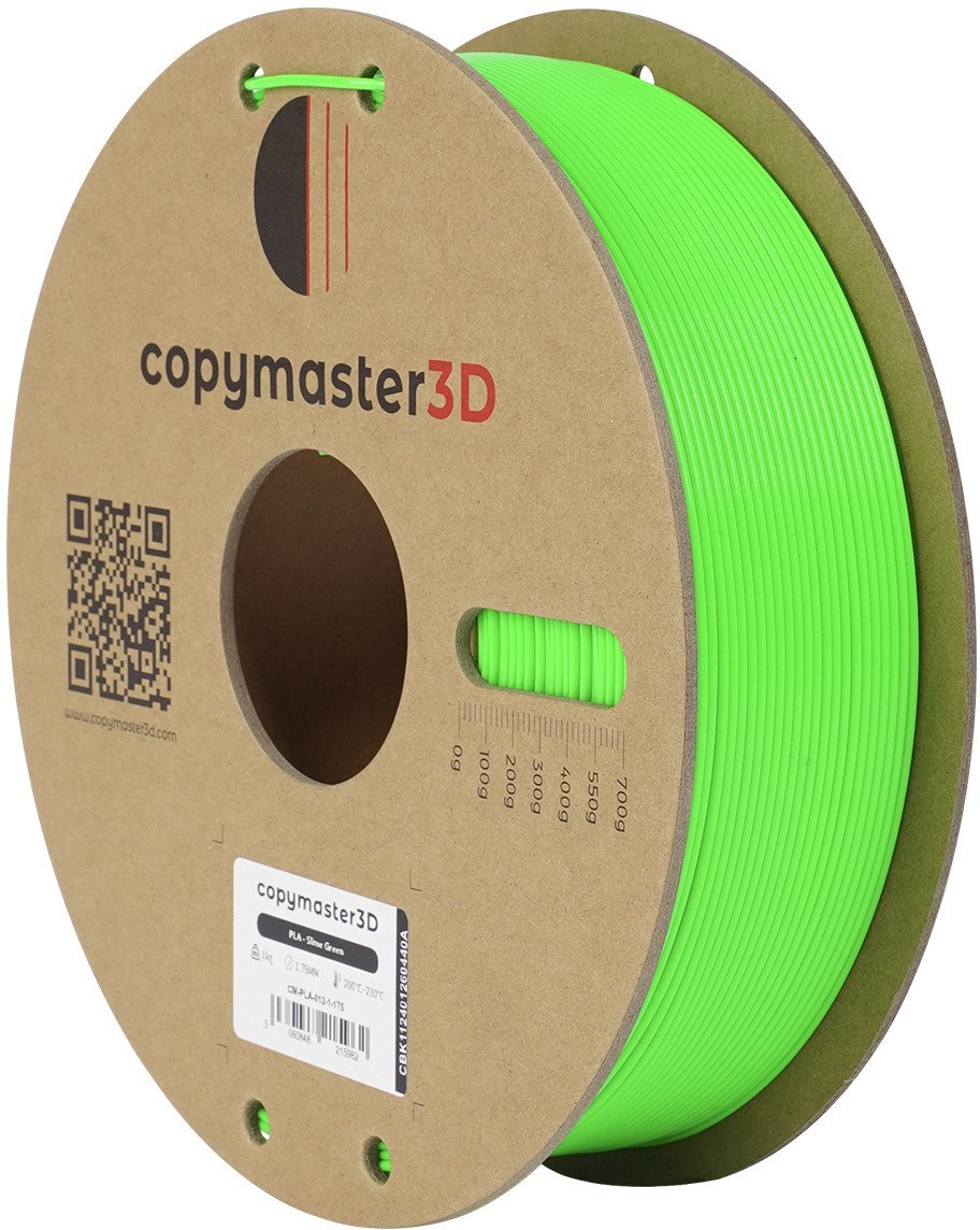 Copymaster3D PLA filament for 3D printers, 1.75 mm, neon green