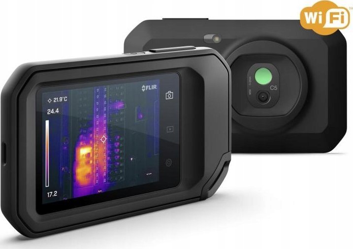 Flir Systems Kamera termowizyjna FLIR C5 z ekranem dotykowym 160x120 pikseli+ WiFi + MSX