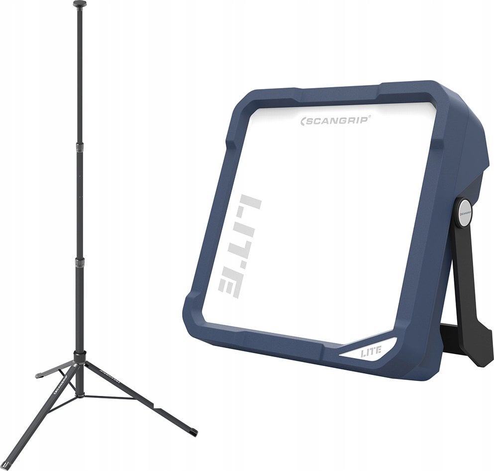 Scangrip Zestaw Scangrip: nieoślepiająca lampa LED Vega Lite 6000 lm 03.5453+ Statyw 2 m 03.5685