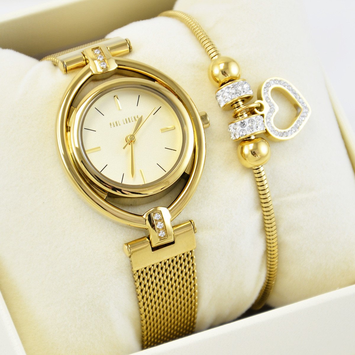 Zestaw damski zegarek Paul Lorens SERENA 13628B-4D1 + bransoletka