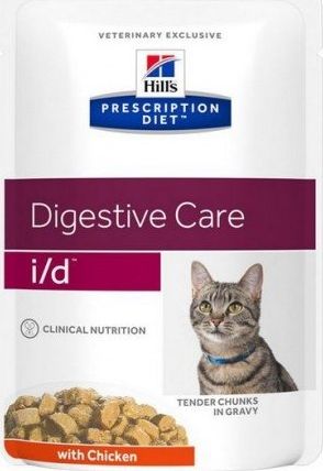 Hills HILL'S PD Prescription Diet Feline i/d z kurczakiem 6 x 85g - saszetka