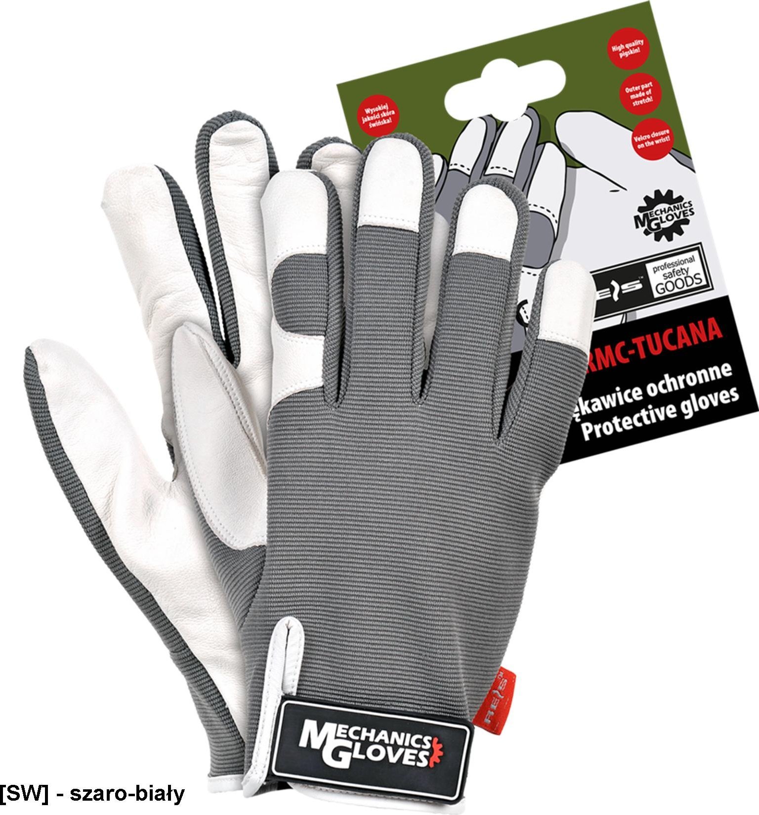 R.E.I.S. RMC-TUCANA- rękawice ochronne - rozmiar: M