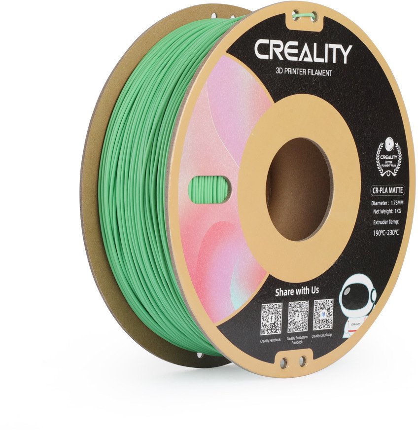 Creality CR-PLA Matte filament for 3D printers, 1.75 mm, avocado green