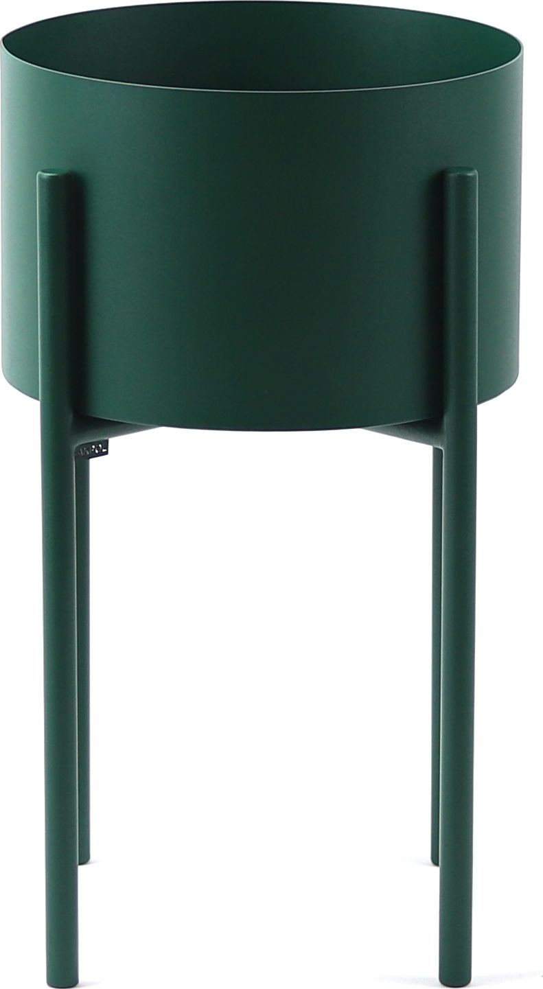 Jakpoldesign Kwietnik Metalowy MOYENE 55cm Butelkowa Zieleń