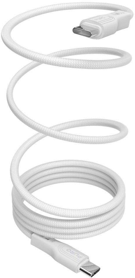 Kabel USB Puro USB-C - USB-C 2 m Biały (PUCCC240FABK42MTWHI)