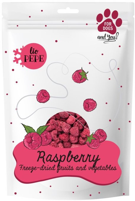 PAKA ZWIERZAKA - Przysmak Lio PEPE Raspeberry (malina) 15g