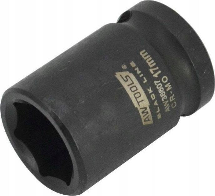 AWTools AWTOOLS NASADKA UDAROWA SZEŚCIOKĄTNA 1/2" KRÓTKA 27mm BLACK LINE