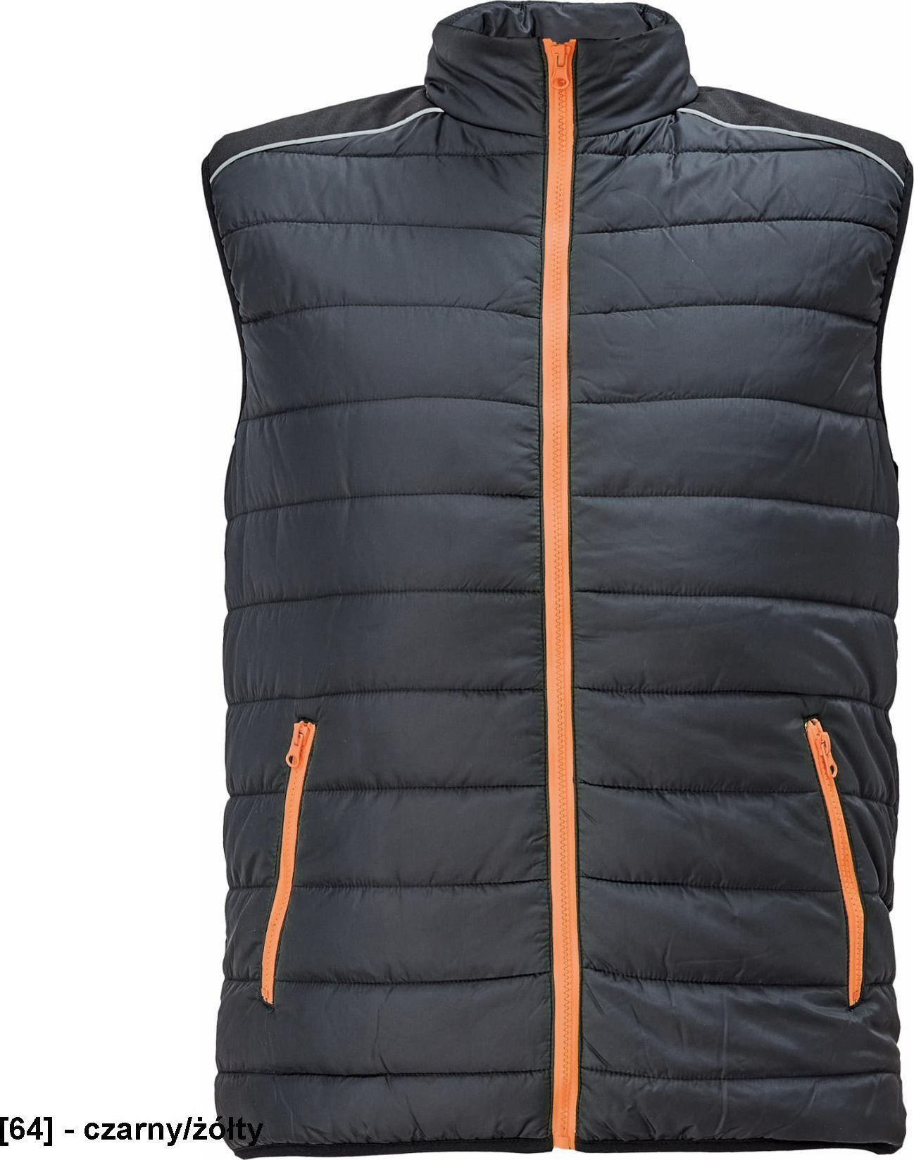 CERVA MAX VIVO LIGHT - kamizelka - czarny/żółty 3XL