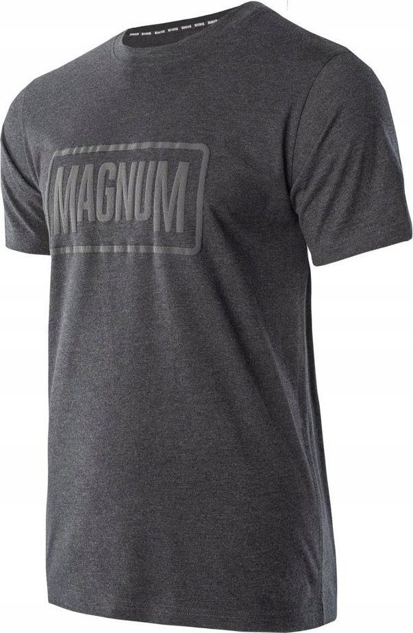 Magnum KOSZULKA MAGNUM ESSENTIAL T-SHIRT 2.0 BLACK MELANGE S