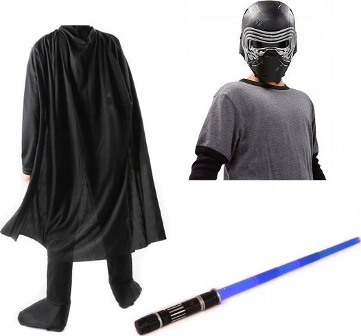 COGIO KYLO REN: PELERYNA +MASKA +MIECZ ŚWIETLNY