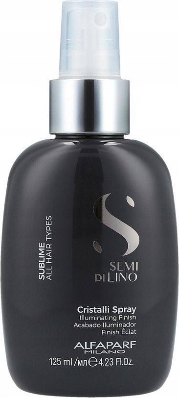 Alfaparf ALFAPARF MILANO Semi Di Lino Sublime Cristalli Spray Na połysk włosów 125ml
