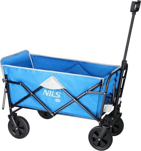 Nils Extreme Wózek turystyczny transportowy plażowy do 100kg niebiesko-szary 125l Nils camp nc1606