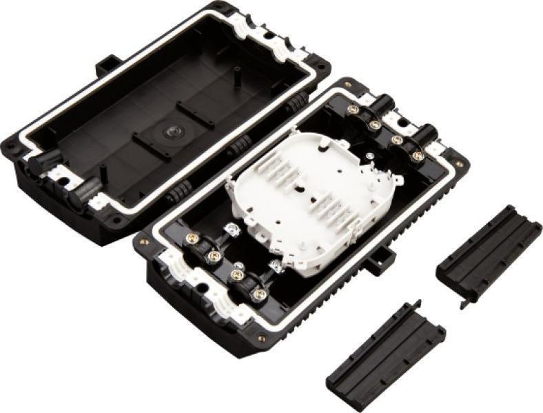 Alantec ALANTEC Mufa światłowodowa płaska przelotowa do 24 spawów - komplet (1_810472)