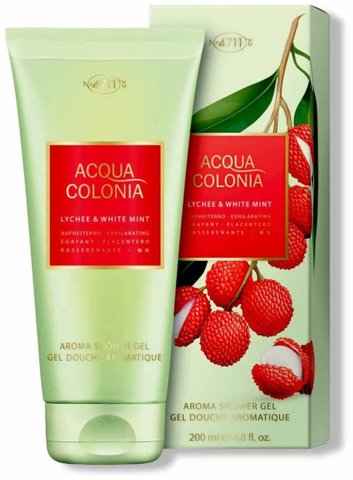 Żel pod Prysznic 4711 Exhilarating Lychee & Mint