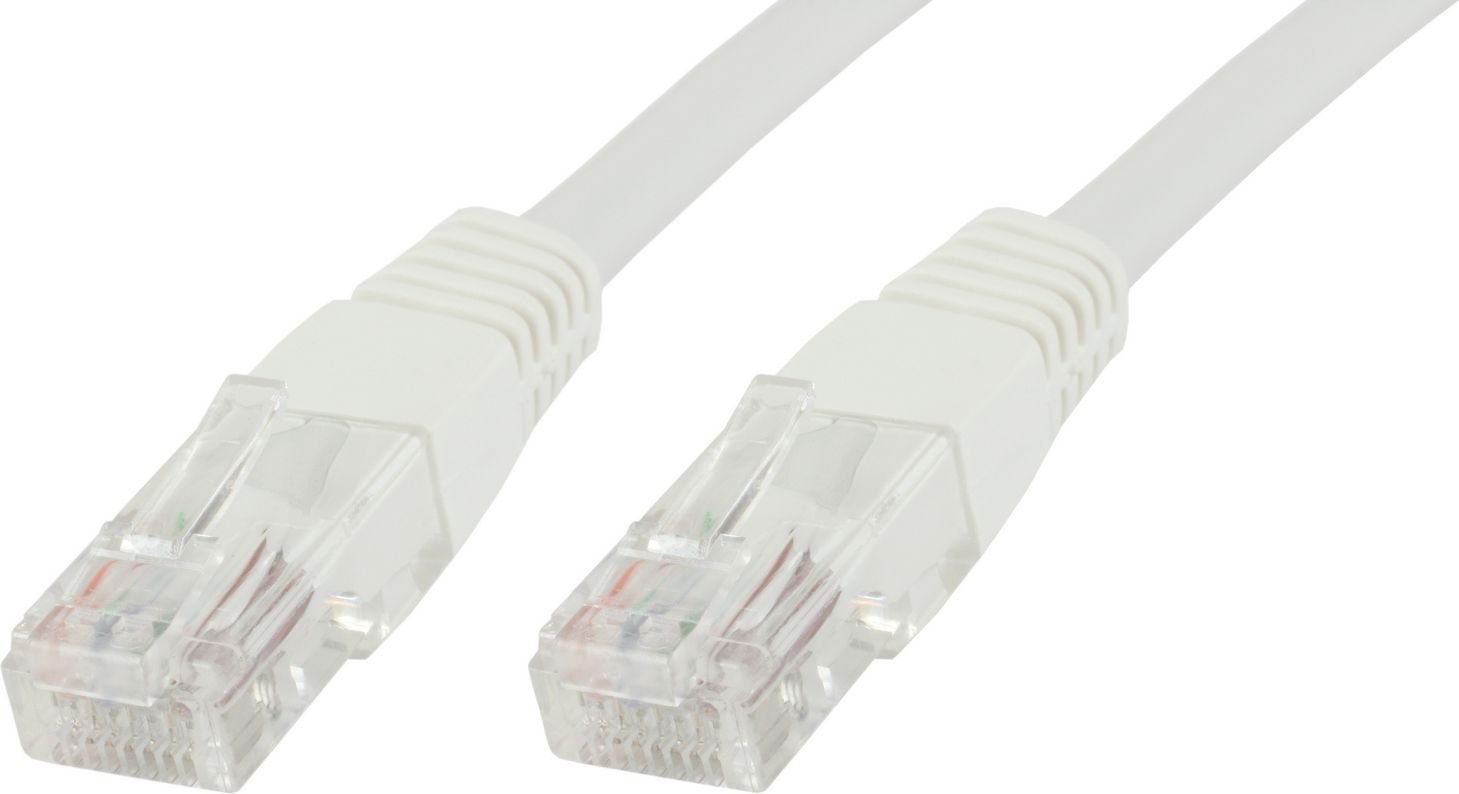 MicroConnect RJ-45/RJ-45 kat.5e U/UTP Biały 5szt. 15m (V-UTP515WVP)
