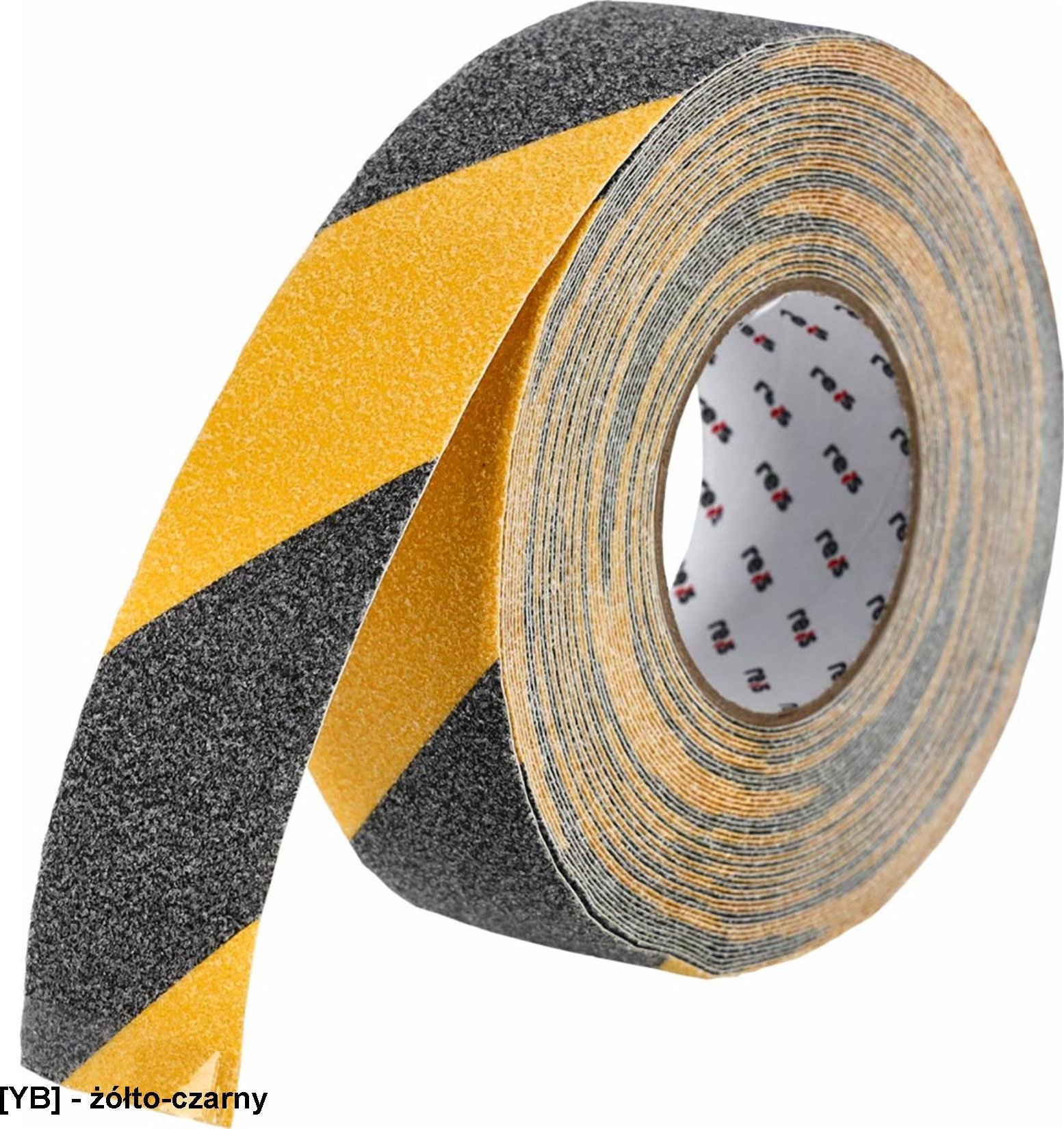 R.E.I.S. TASO-ANS - Taśma antyposlizgowa samoprzylepna - żółto-czarny - szerokość