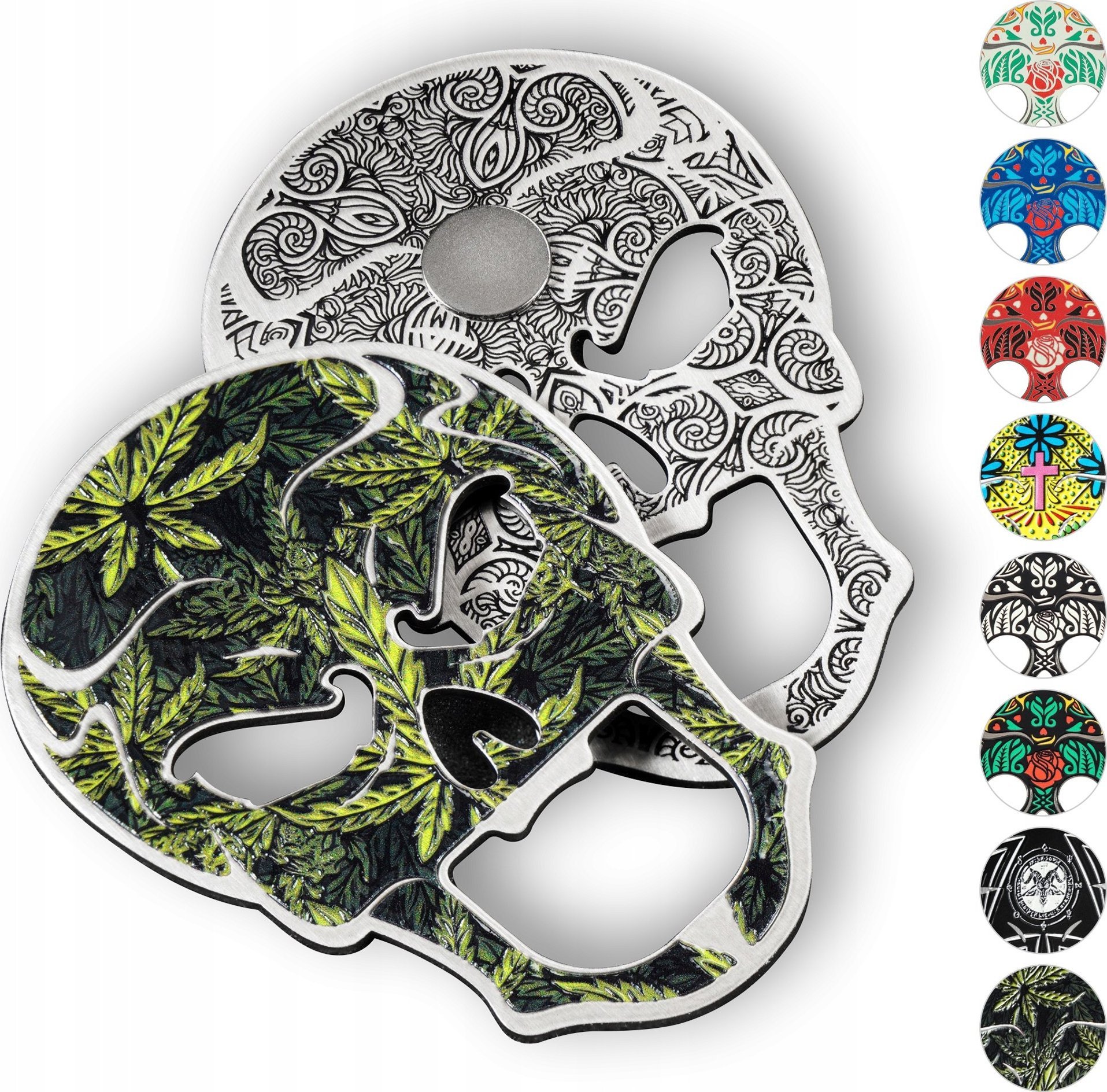 Kadax Otwieracz Do Butelek Piwa Kapsli Czaszka Metalowy