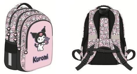 Plecak 4 komorowy Kuromi pink