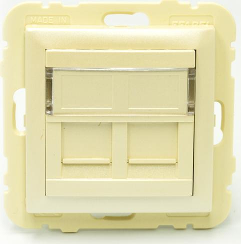 Efapel EFAPEL LOGUS90 ELEMENT CENTRALNY DO GNIAZDA TELEFONICZNEGO/KOMPUTEROWEGO PERŁA 90442 SPE