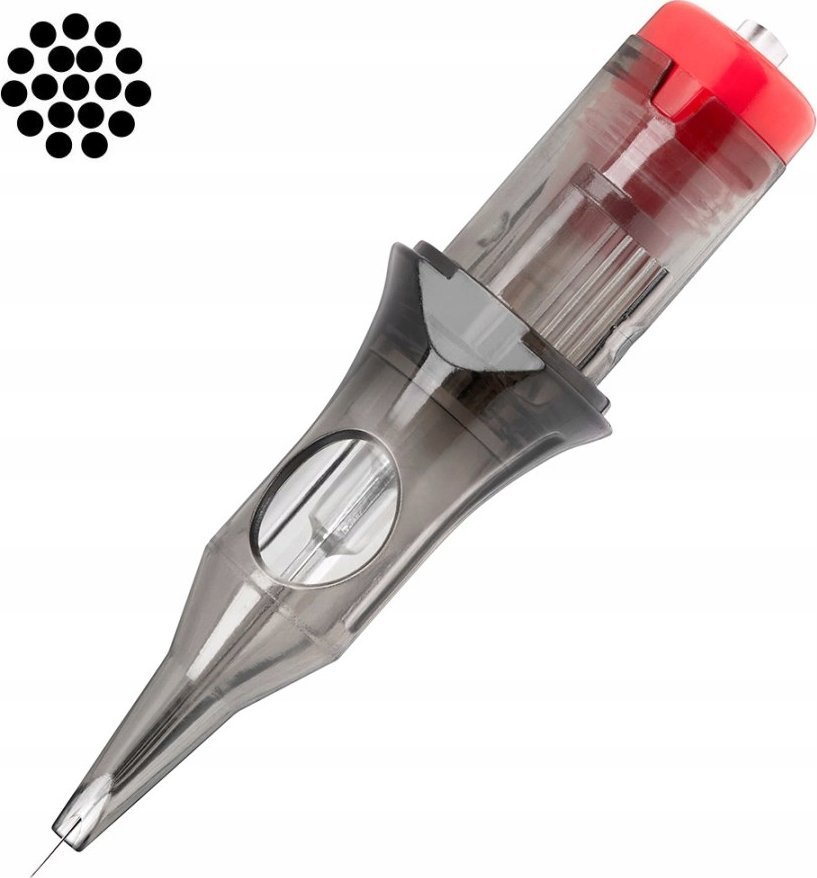 Activeshop Cartridge do tatuażu El Cartel V2 - 0.30 18RL Medium Taper 10 szt.
