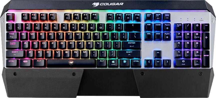 COUGAR Gaming Tastatur Attack X3 RGB Mech. Cherry MX braun