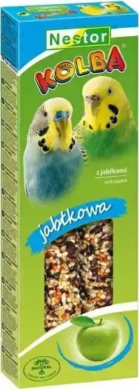 Nestor Kolba dla ptaków papugi falistej 2 szt. jabłkowa uniwersalny