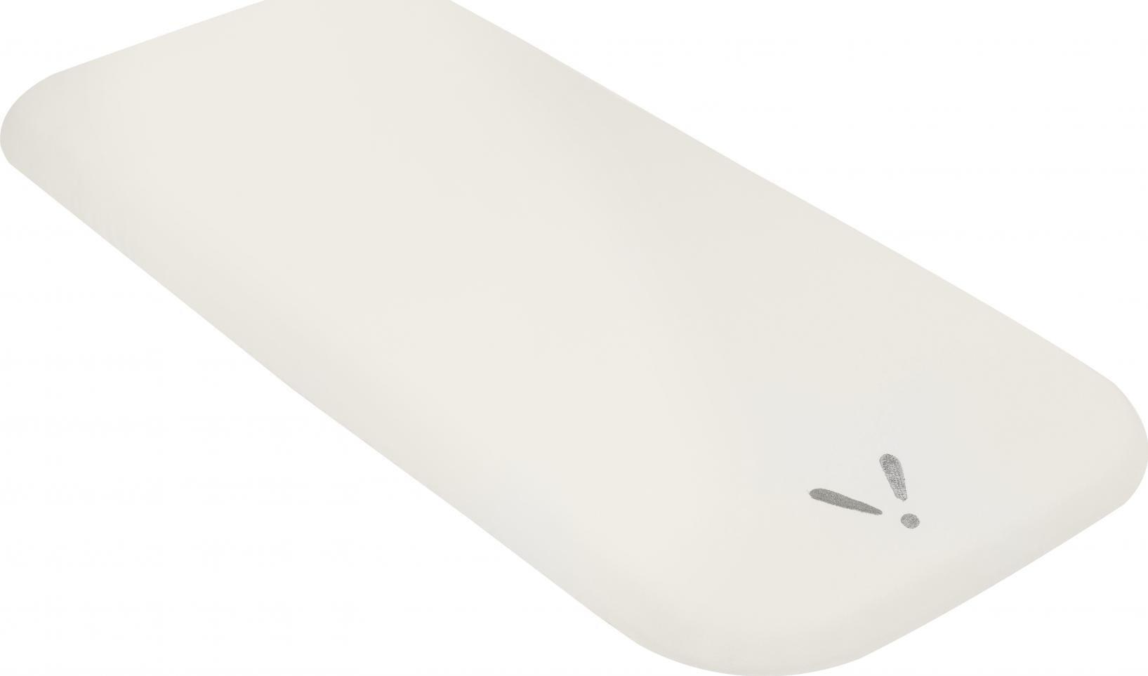 Piapimo Prześcieradło do wózka 80 x 40 cm piaskowe z haftem kolekcja SleepSweet