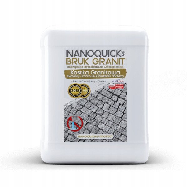 Impregnat Profesjonalny do Kamienia Granit Wyrobów Kostki NANOQUICK Granit