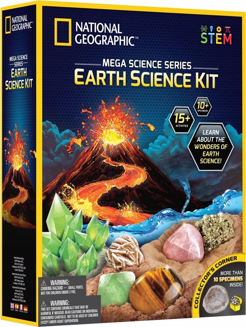 National Geographic NATIONAL GEOGRAPHIC Mega Zestaw Naukowy, zabawka kreatywna